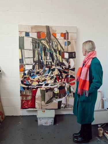 Original Contemporary Abstract Painting by April Lannigan