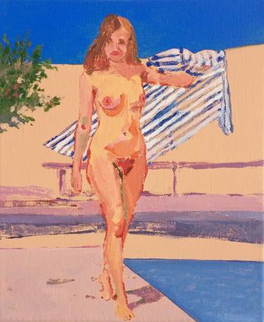 Original Expressionism Nude Paintings by Roxana Daniela Ajder