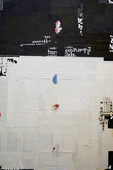 Original Abstract Expressionism Abstract Collage by Stefano Scarafia