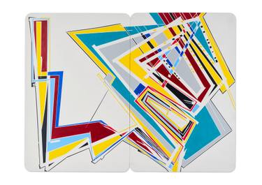 Original Abstract Expressionism Architecture Paintings by Marcus Centmayer