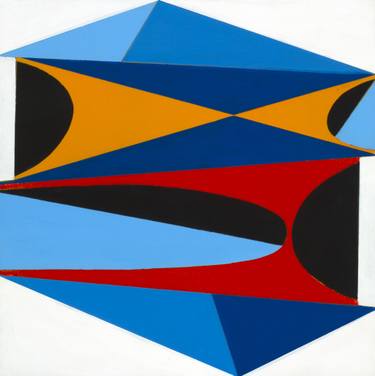 Original Cubism Abstract Paintings by Michael Pfleghaar