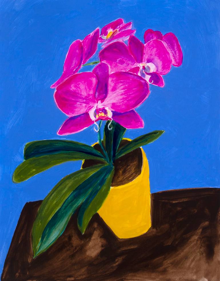 Print of Abstract Floral Paintings by Michael Pfleghaar