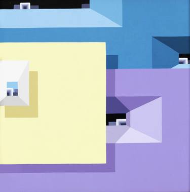Original Contemporary Geometric Painting by Sungwon Moon