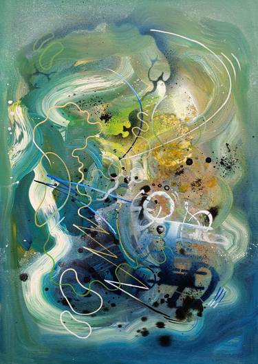 Original Abstract Painting by Matteo Ferretti