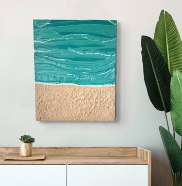 Original Pop Art Beach Mixed Media by Aj Mcdowell