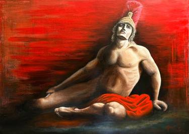 Original Baroque Body Painting by Haris Fytoziadis