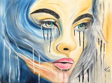 Original Realism Women Painting by Gina Whalen