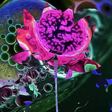 Original Digital Art Floral Digital by Ekkanat Thiansetthakun