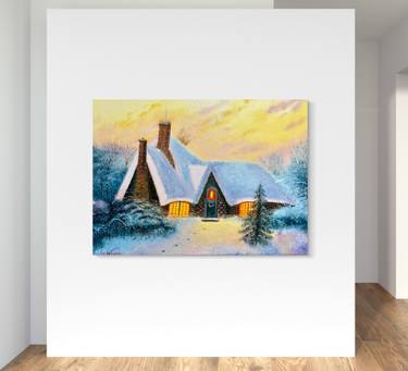 Original Art Nouveau Family Paintings by Lara Wasiljewa 