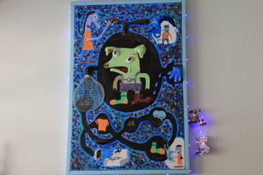 Original Conceptual Animal Mixed Media by Sheree D Wong