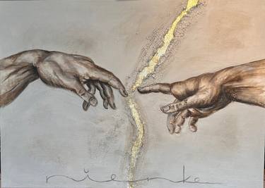 Original Art Deco Love Paintings by Nienke Visscher
