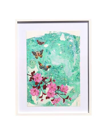 Original Abstract Botanic Painting by Lola Muñoz