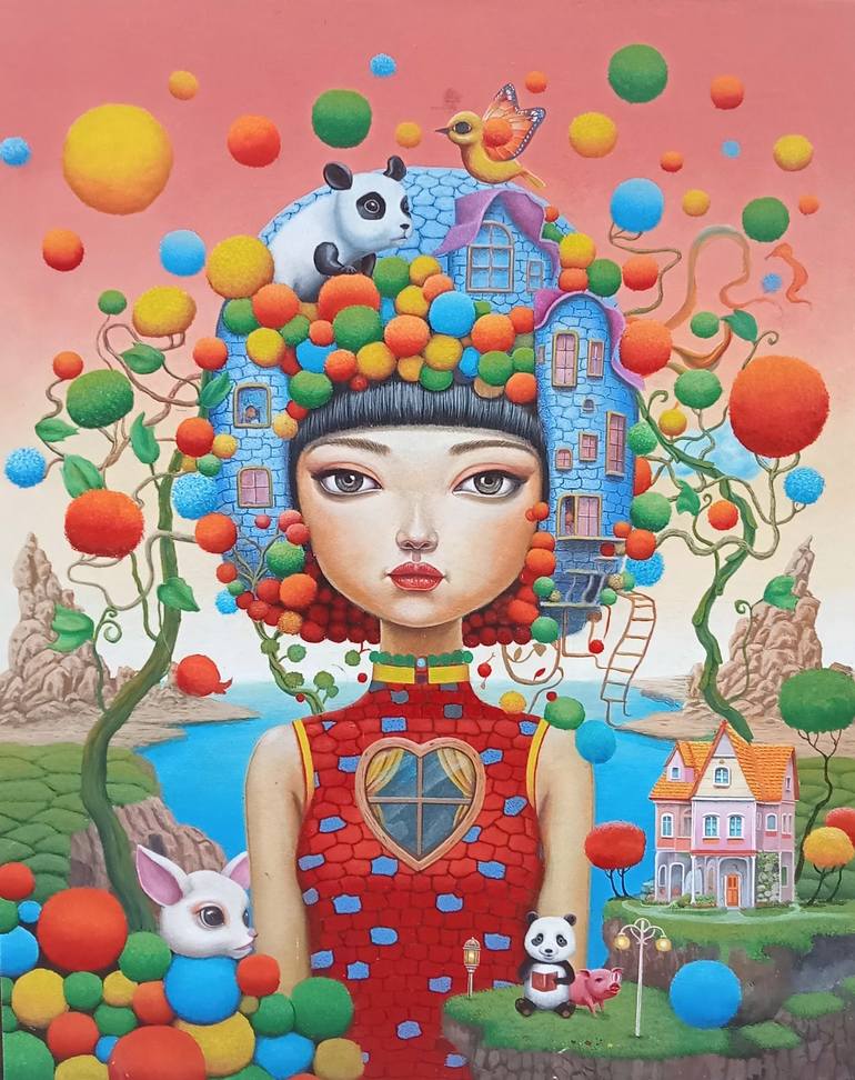 Original Conceptual Fantasy Paintings by Ericka Shefa