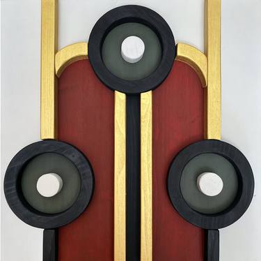 Original Art Deco Architecture Paintings by Legnaccio Wood Art