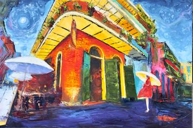 Original Expressionism Architecture Paintings by Vena Grebenshikov