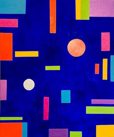 Original Contemporary Geometric Painting by Marco Guzzardo