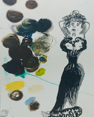Original Conceptual Body Drawings by Ajakia Smith