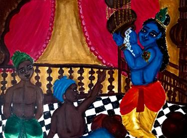 Original Expressionism Classical Mythology Paintings by Devattama Thakurta
