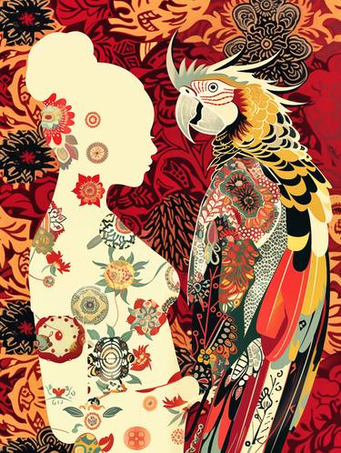 Original Abstract Animal Digital by Frank Daske
