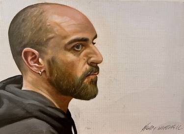 Original Contemporary People Painting by Barry Mitchell