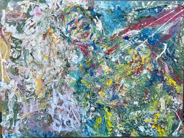 Original Abstract Expressionism Abstract Mixed Media by India Kim