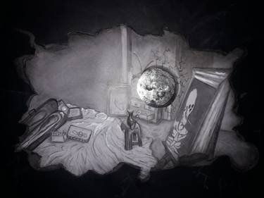 Original Abstract Expressionism Abstract Drawings by Leonardo Mendoza