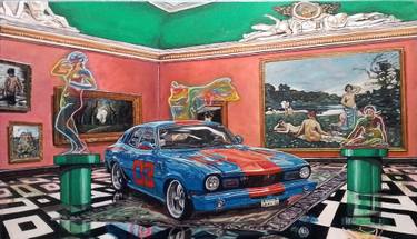 Original Contemporary Car Paintings by Allan Rodríguez 