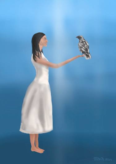 Original Surrealism Animal Digital by Maria Emmerik Van 