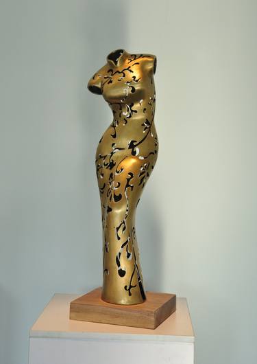 Original Figurative Fashion Sculpture by Jiang Wang