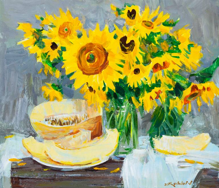 Print of Impressionism Still Life Paintings by Art Idea Gallery