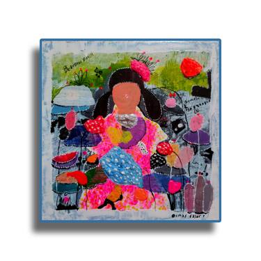 Original Algorithmic Abstract Paintings by Dimas Fajar Pratama