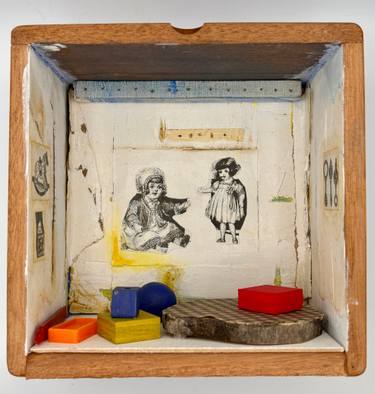 Original Contemporary Children Mixed Media by Ottavia Mchenry