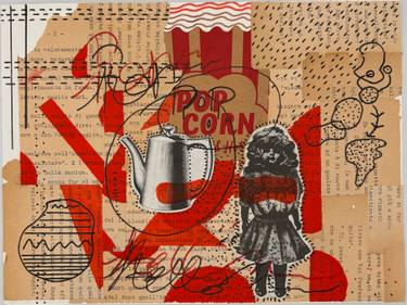Original Abstract Food & Drink Collage by Ottavia Mchenry