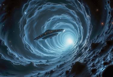 Print of Artificial Intelligence Outer Space Digital by Alain Gaymard