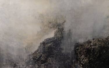 Original Abstract Expressionism Landscape Painting by J Jie Li