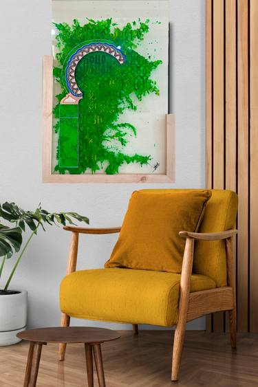 Original Abstract Architecture Paintings by Ayesha Sarwar
