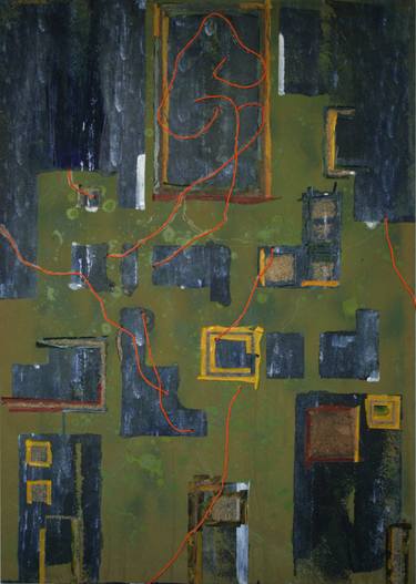 Original Conceptual Abstract Paintings by Zeynep Sari