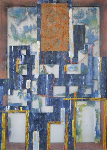 Original Conceptual Abstract Mixed Media by Zeynep Sari