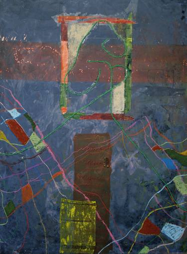 Original Conceptual Abstract Mixed Media by Zeynep Sari