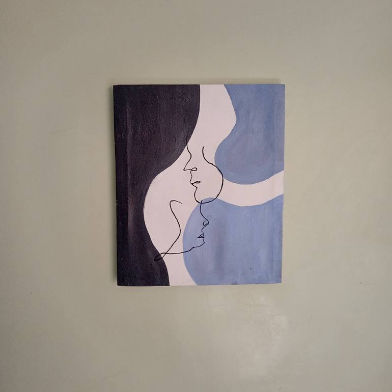 Original Minimalism Abstract Paintings by Hadiqa Razzak