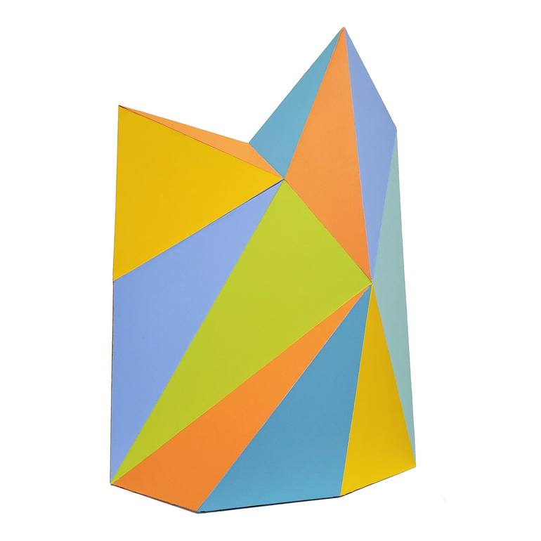 Original Geometric Abstract Sculpture by Sassoon Kosian