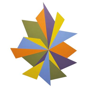 Original Abstract Wall Sculpture by Sassoon Kosian