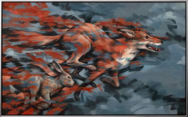 Original Figurative Animal Painting by Lutz Gaede