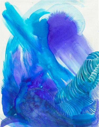 Original Abstract Expressionism Abstract Painting by Sunmyung Hann