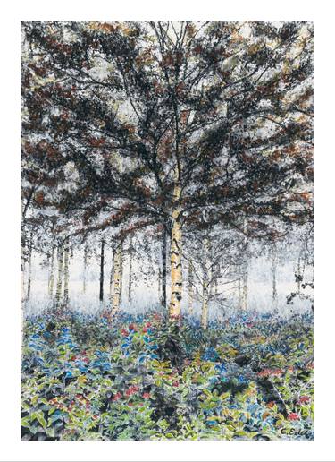 Original Realism Landscape Mixed Media by Charlotte Eder