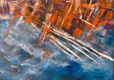 Original Abstract Expressionism Music Painting by Steve Fraser
