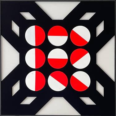 Original Bauhaus Abstract Mixed Media by Rob Stolte