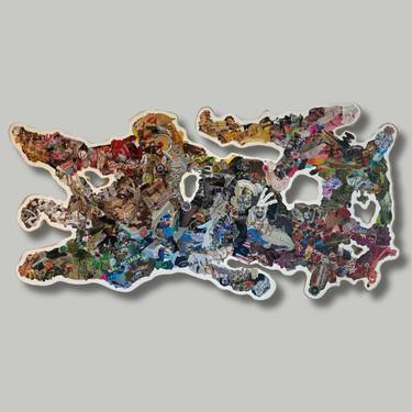 Original Abstract Fashion Mixed Media by Or Dayan
