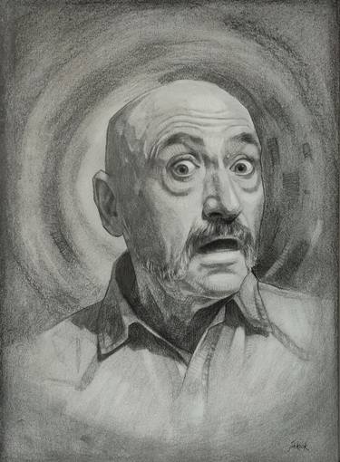 Original Portraiture People Drawing by Jim Kook