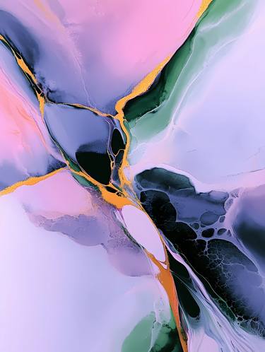 Original Abstract Expressionism Abstract Digital by Duna Eva